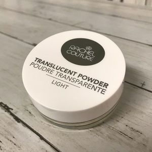 Rachel Couture Translucent Makeup Setting Powder in Light Shade, Vegan Powder